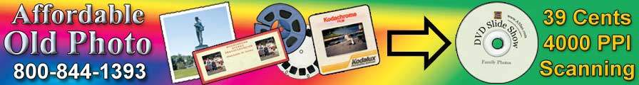35mm slide scanning service All Slides scanned at 3200 ppi